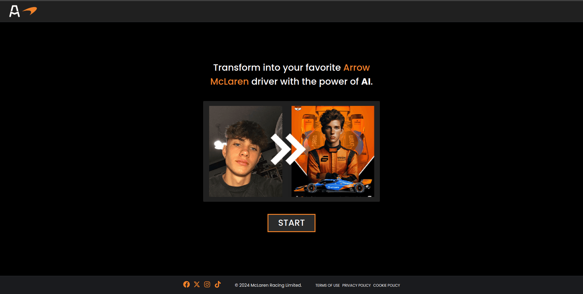 Motorsport Promotions — McLaren AI: Turn fans into Formula 1 drivers in one photo